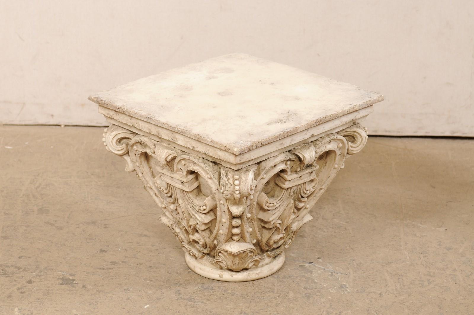 A French Ornately Designed Pedestal or Small Drinks Table For Sale 4