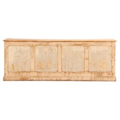 A French Painted Wood Counter, C. 1890.