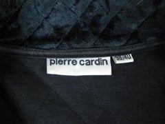 A french Pierre Cardin Jacket in Quilted Velvet Circa 1980