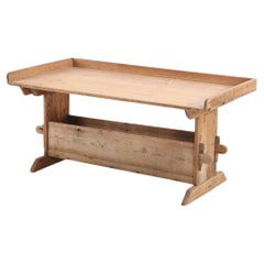 A French Pine Bakers Table, C. 1900.