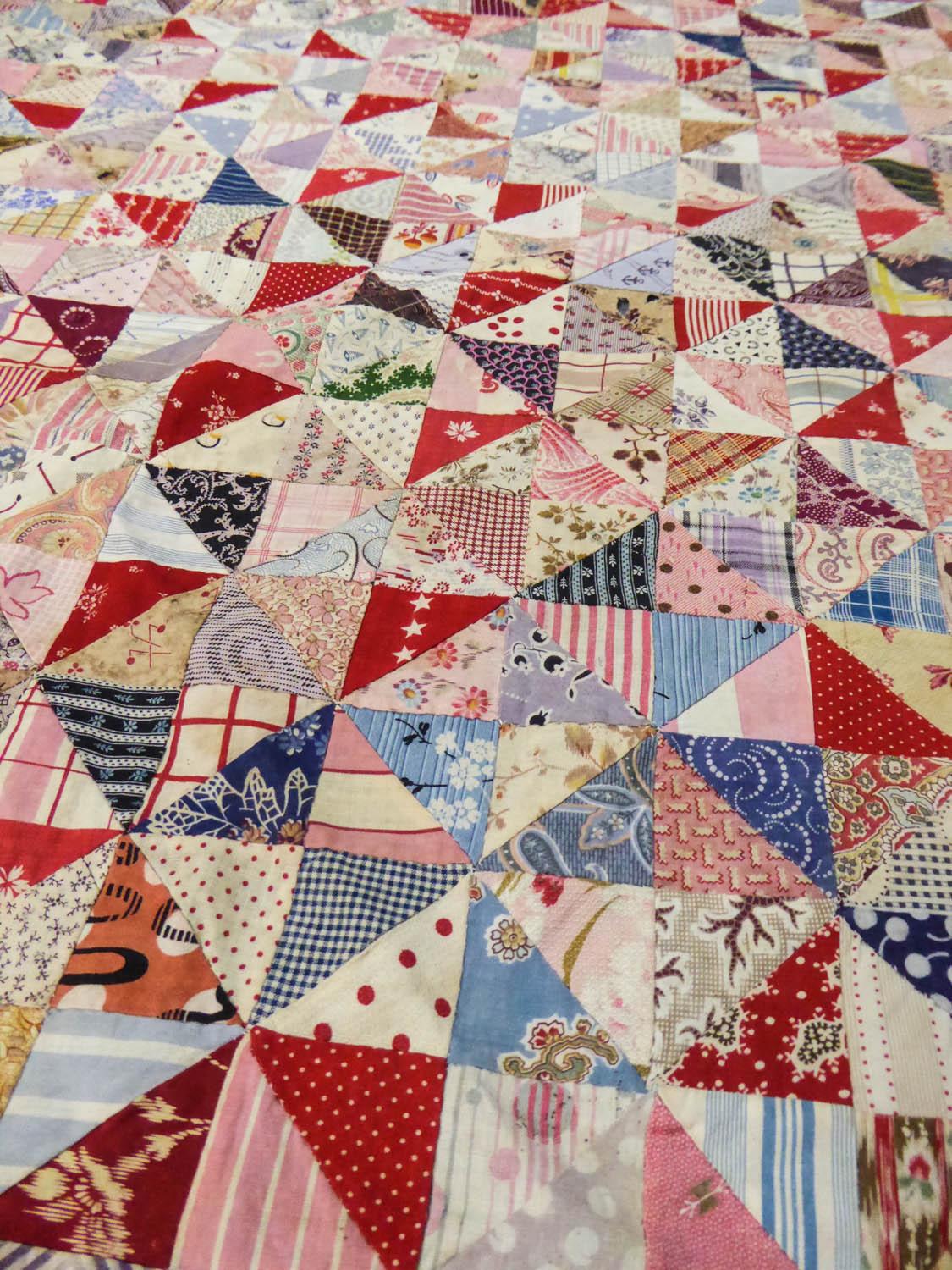 Ein französisches Provence-Baumwoll-Patchwork aus dem 19. im Angebot 6