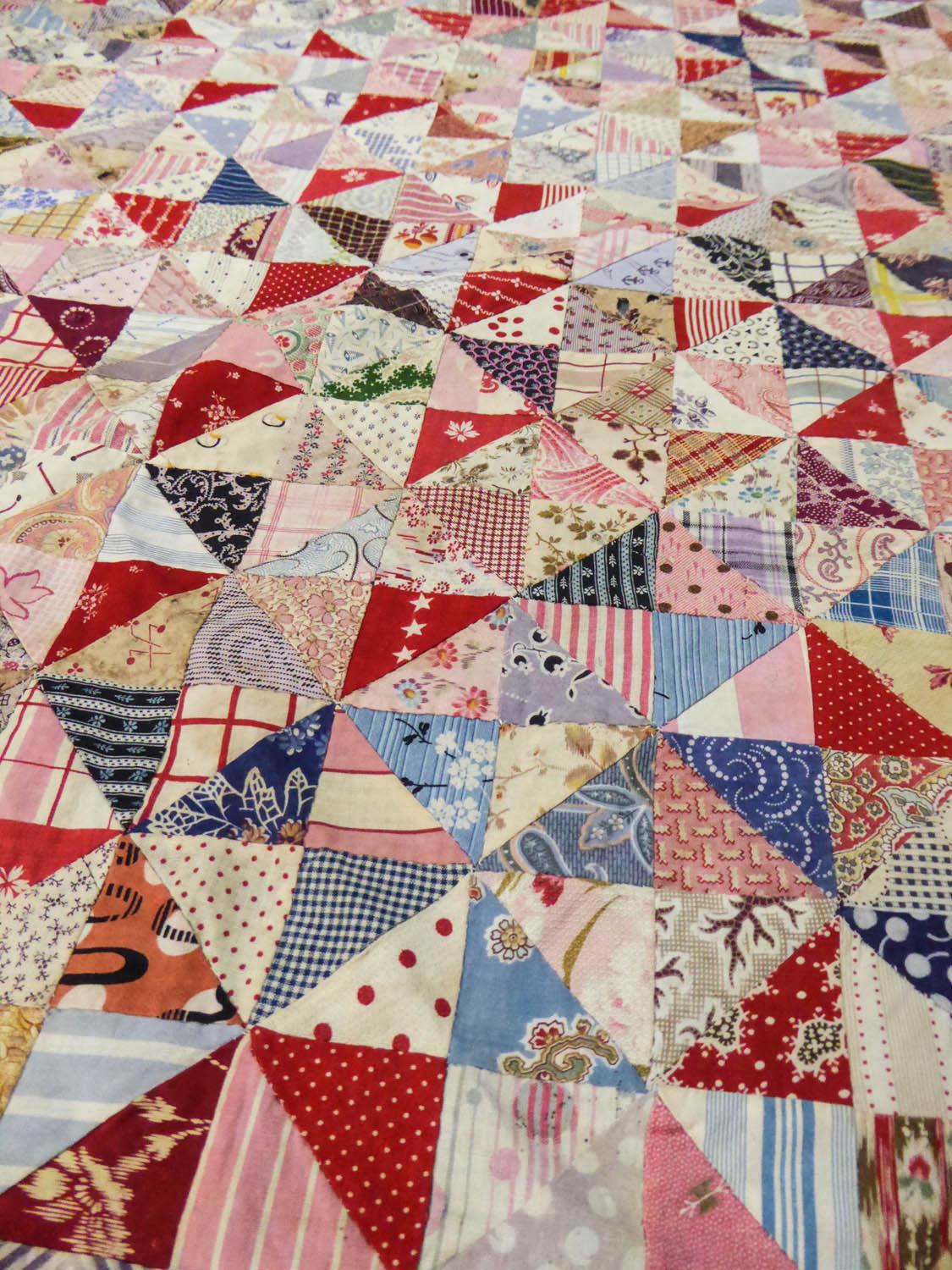 A French Provence Printed Cotton Patchwork 19th century For Sale 3