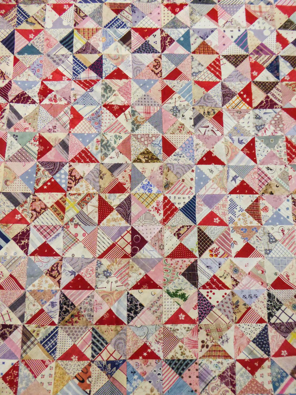Ein französisches Provence-Baumwoll-Patchwork aus dem 19. im Angebot 3