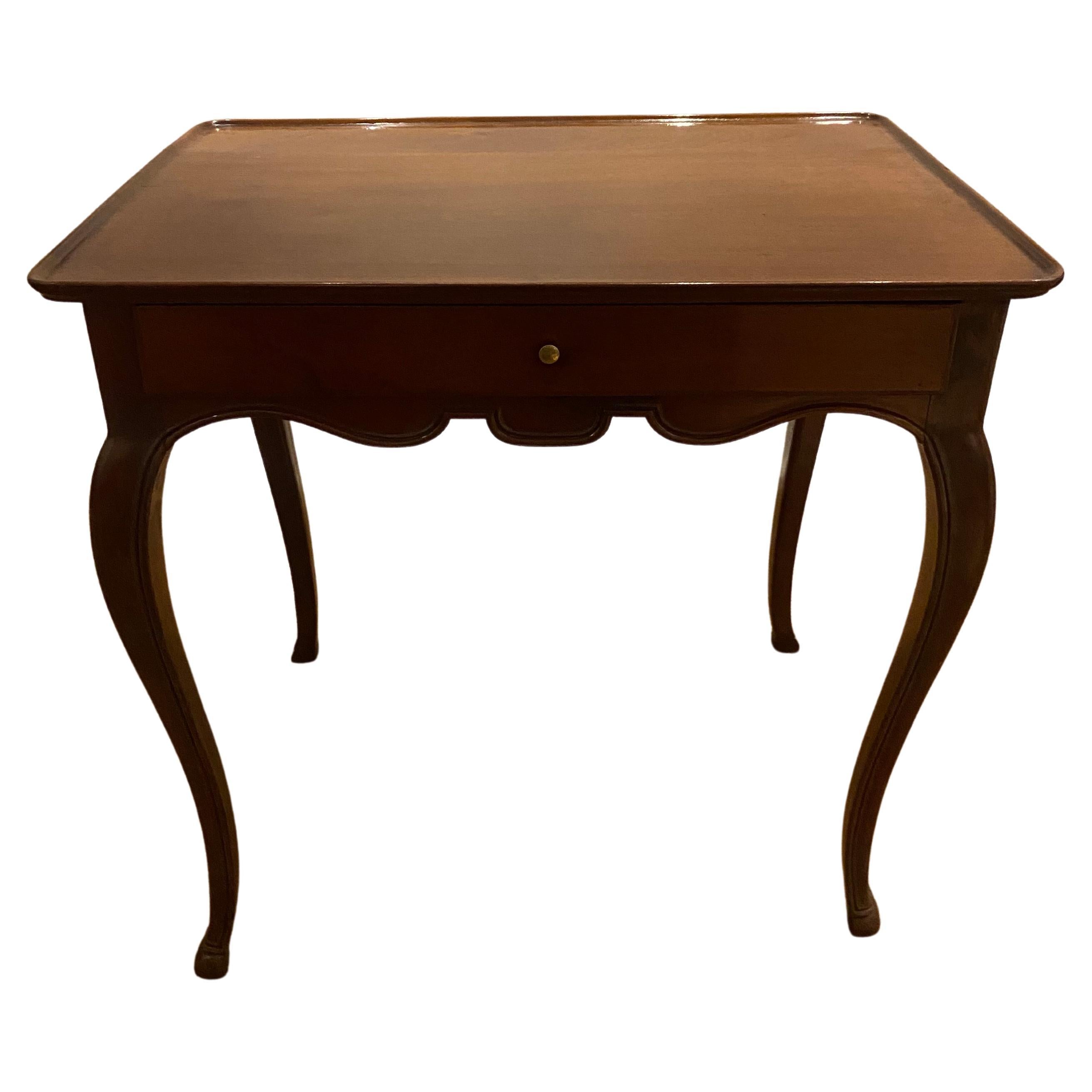 French Provincial Mahogany Table, 'Mid-18th Century' For Sale