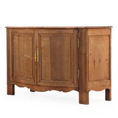 A French Provincial Oak Two-Door Server Buffet, C. 1880.
