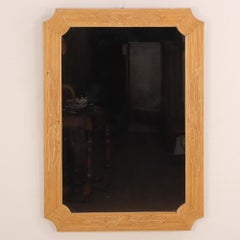 A French rattan mirror, C 1970.