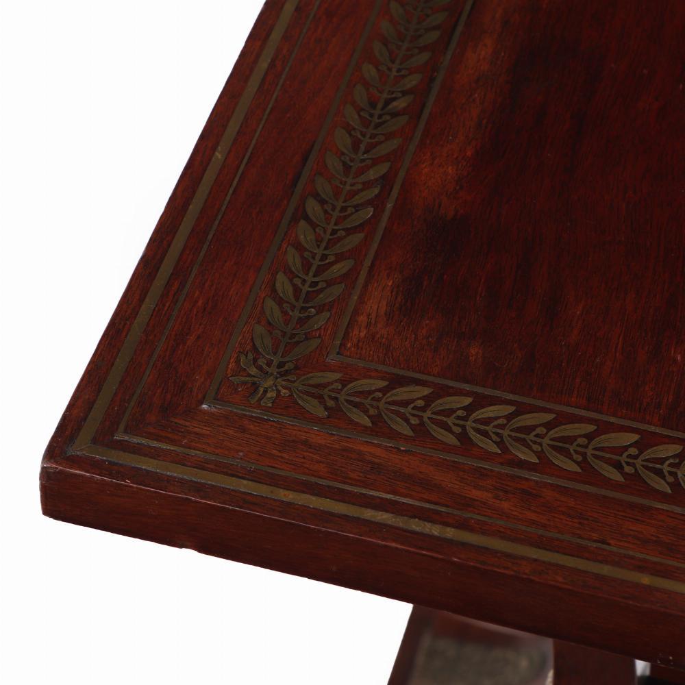 19th Century A French Regency style mahogany table, C. 1880. For Sale
