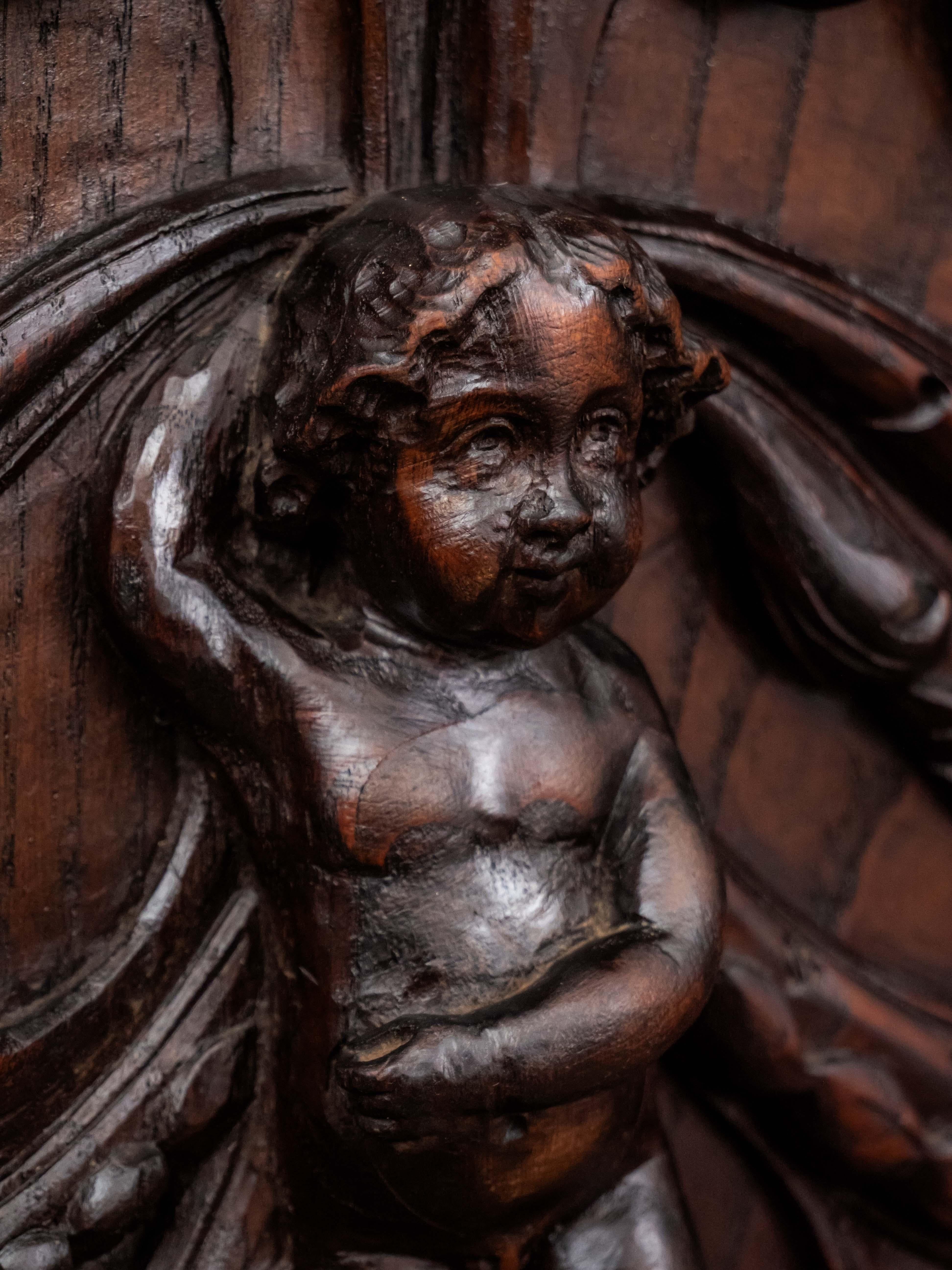 A French Renaissance cabinet from Lyon For Sale 8