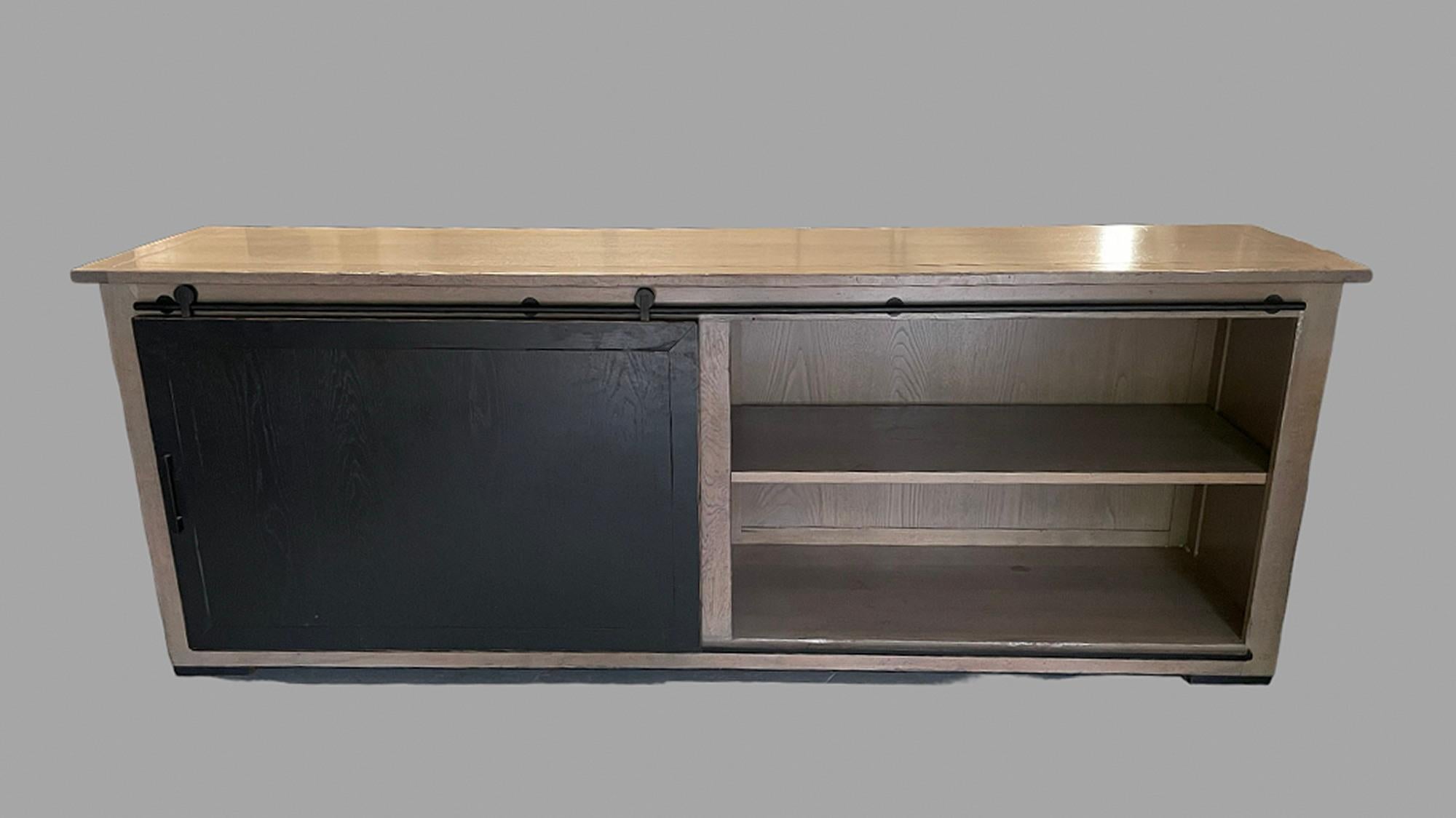 Modern French Roche Bobois Maxime Sideboard For Sale