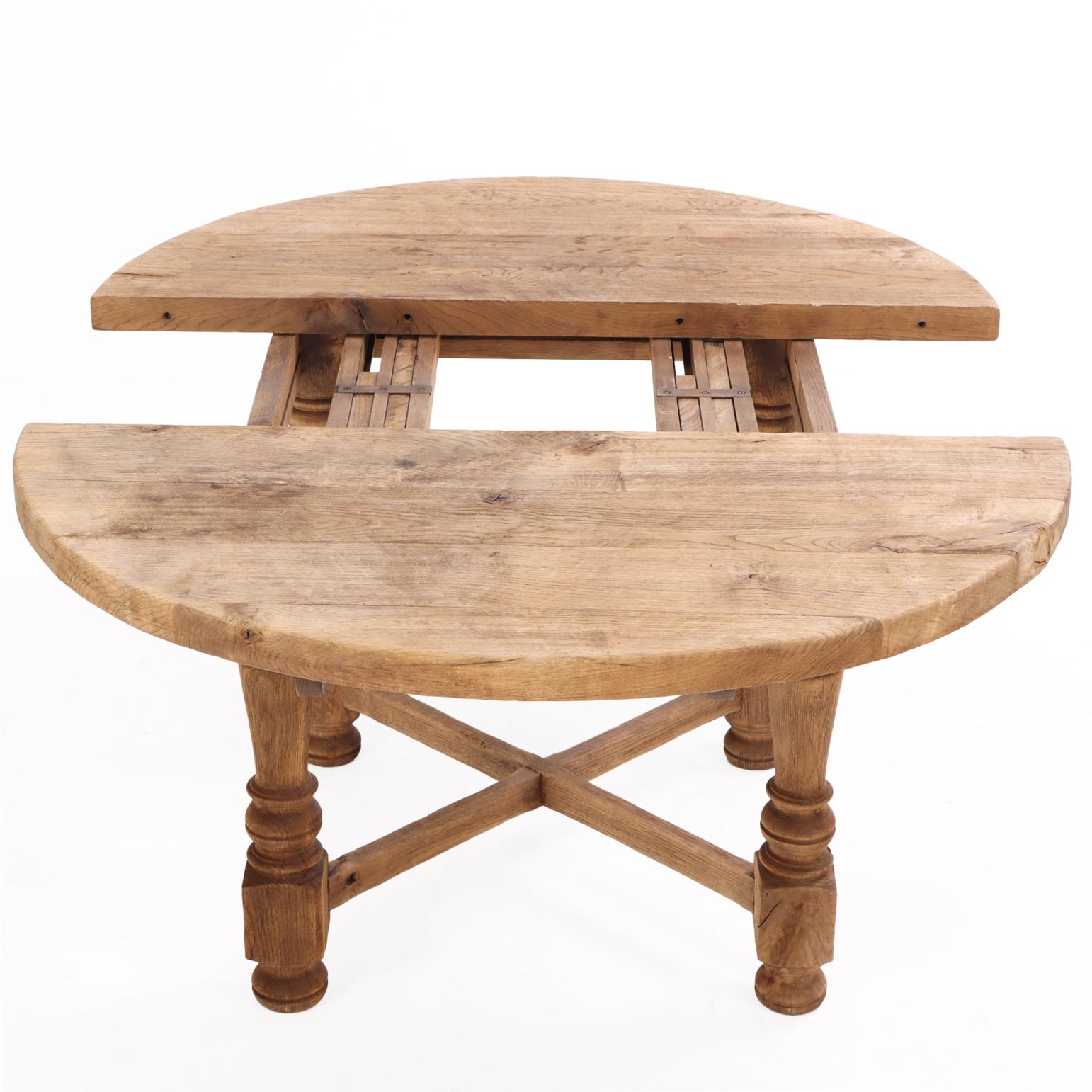 Français Table de ferme française en Oak Oak, C.C. 1900. en vente