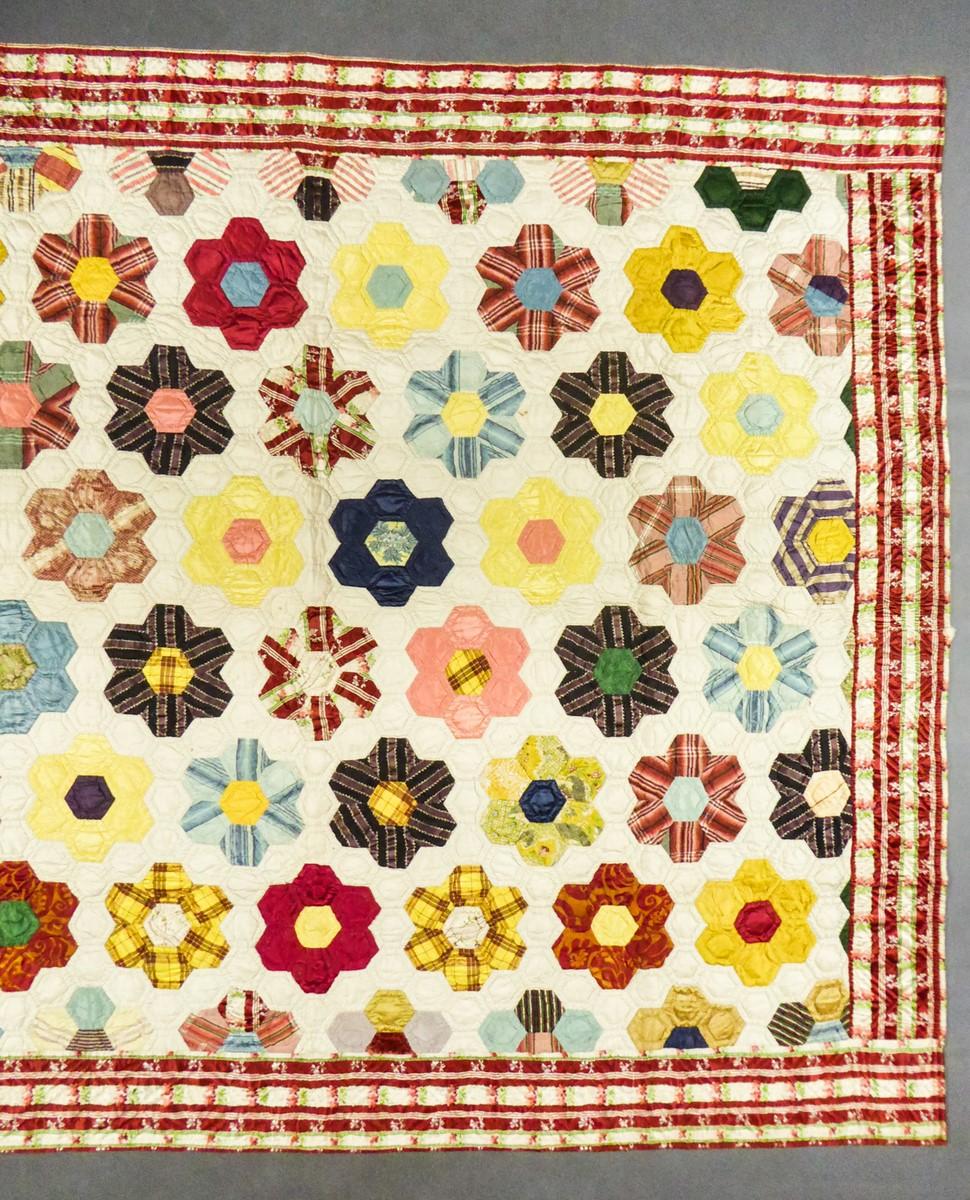 silk patchwork quilt