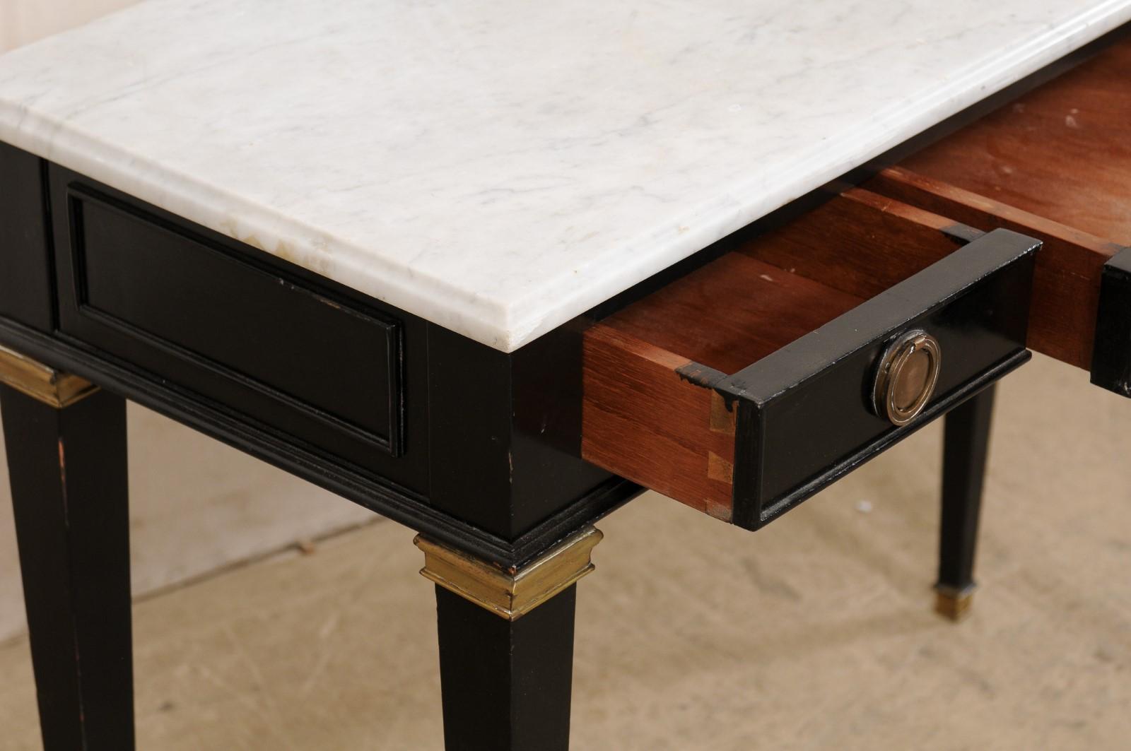marble desk slender