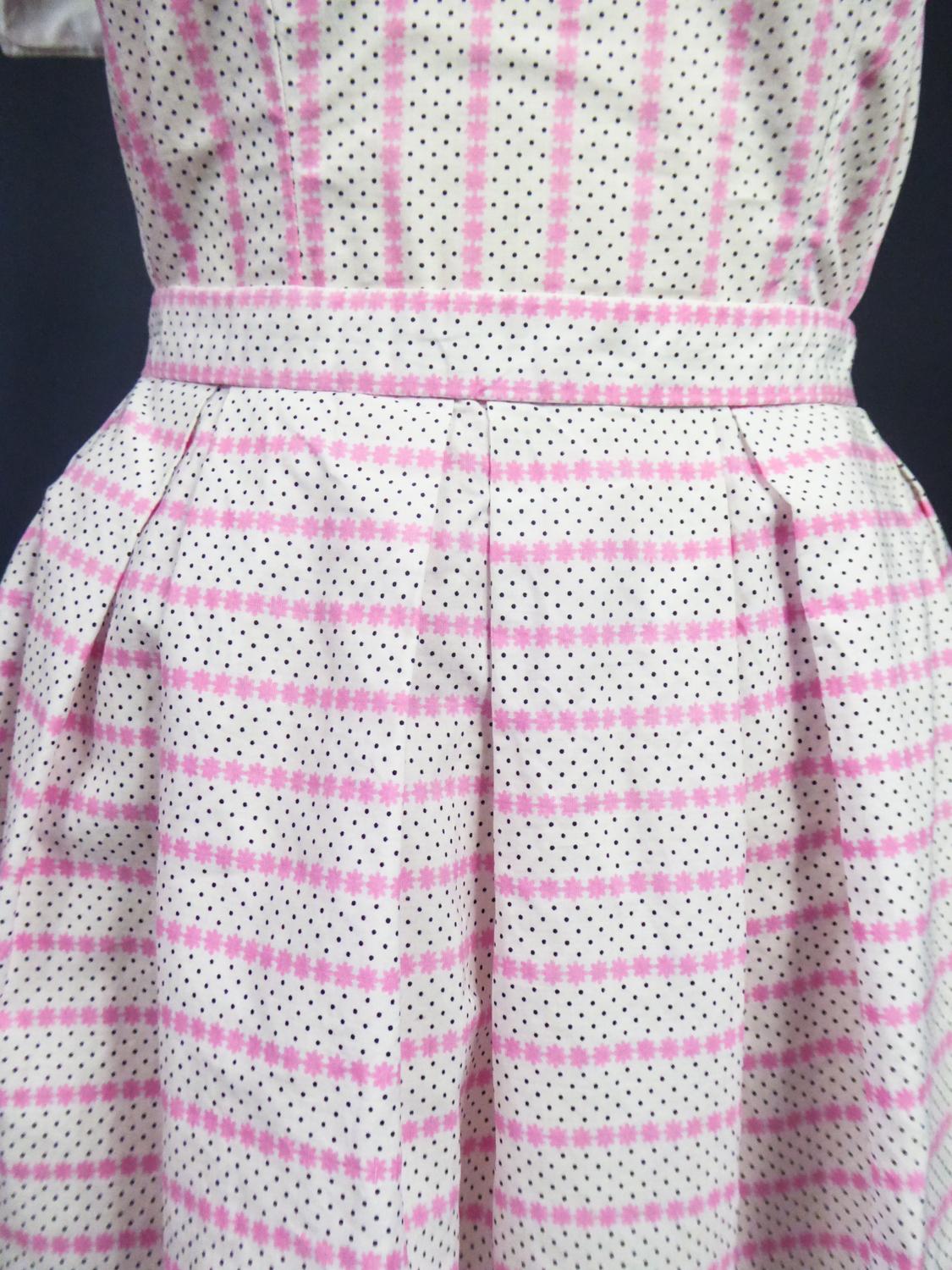 A french Summer Set with Jean Dessès Printed Cotton Circa 1960/1965 4