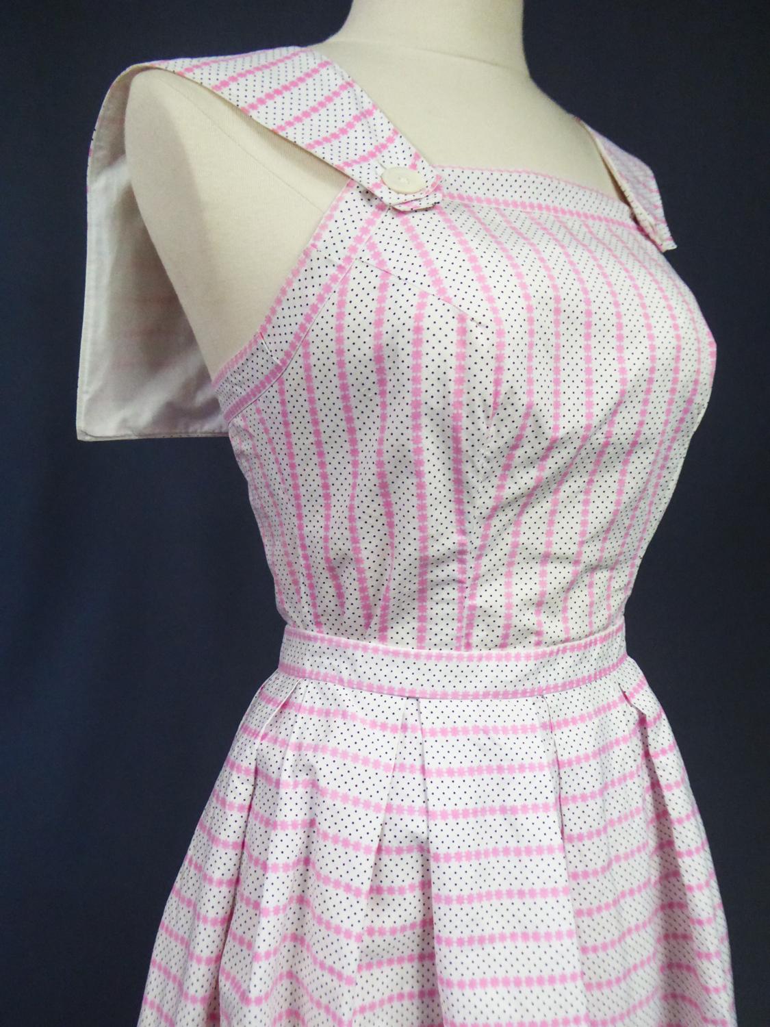 A french Summer Set with Jean Dessès Printed Cotton Circa 1960/1965 5