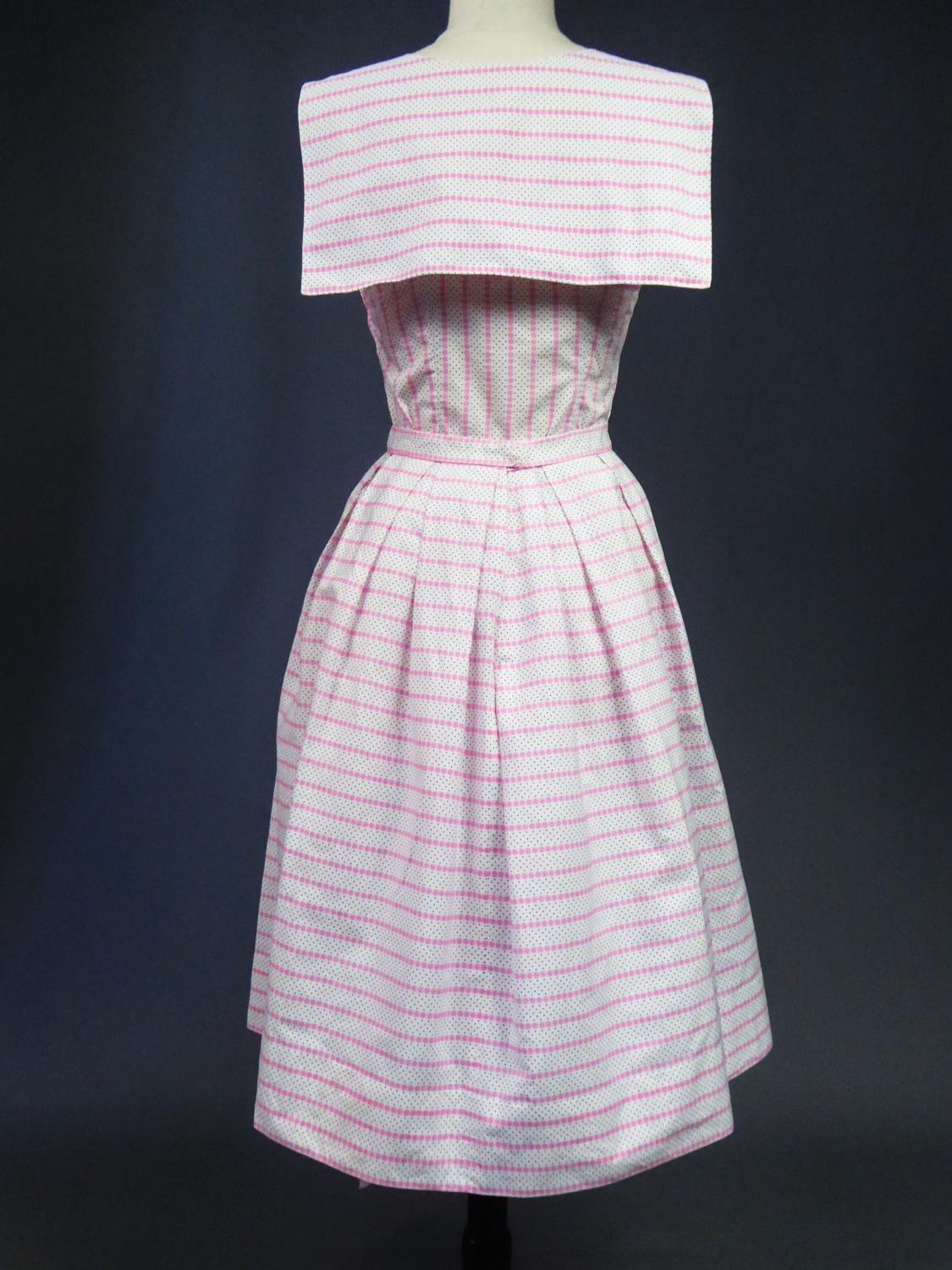A french Summer Set with Jean Dessès Printed Cotton Circa 1960/1965 7