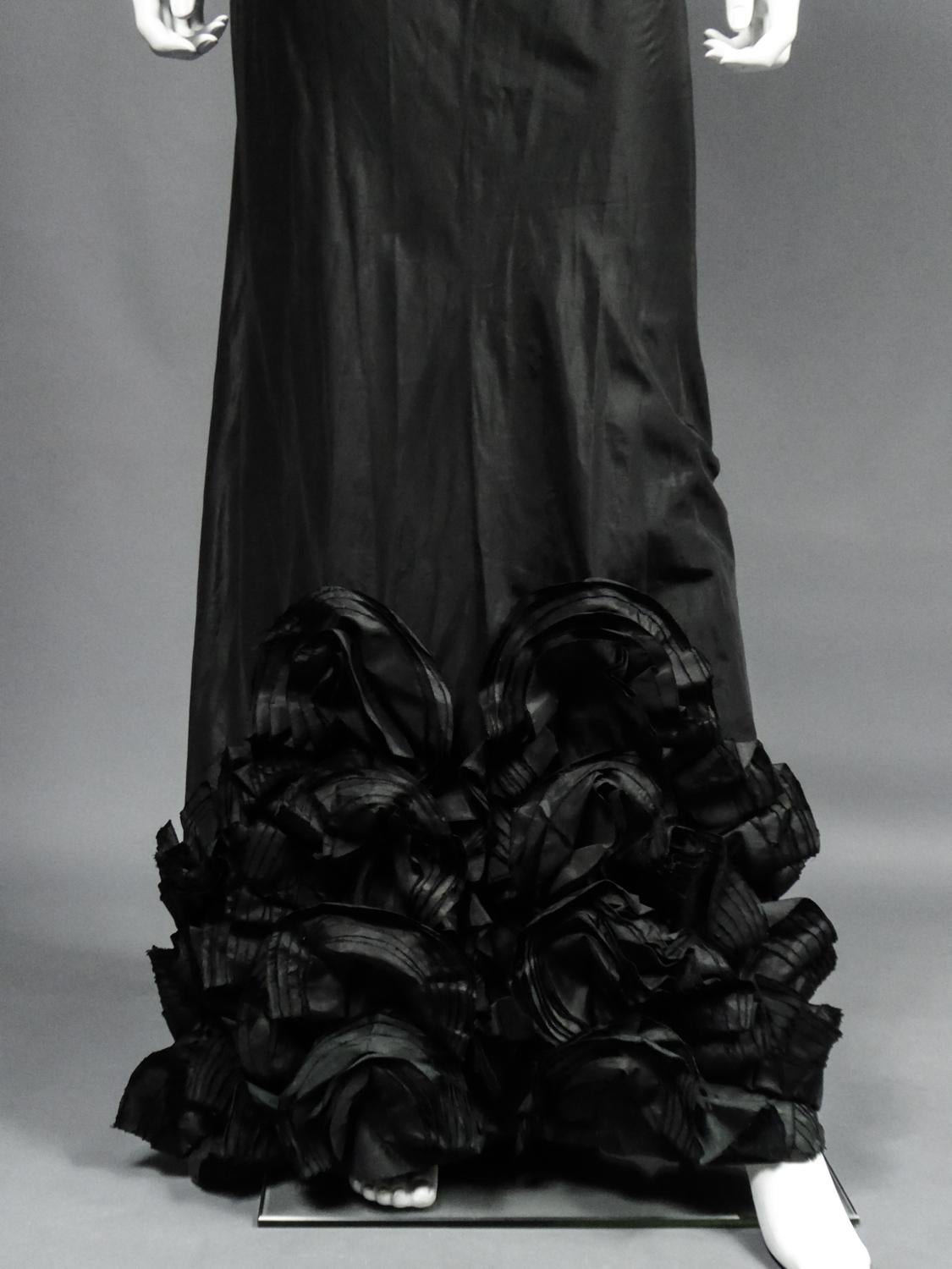 A French Taffeta Couture Evening Dress Possibly Worth Circa 1935 1