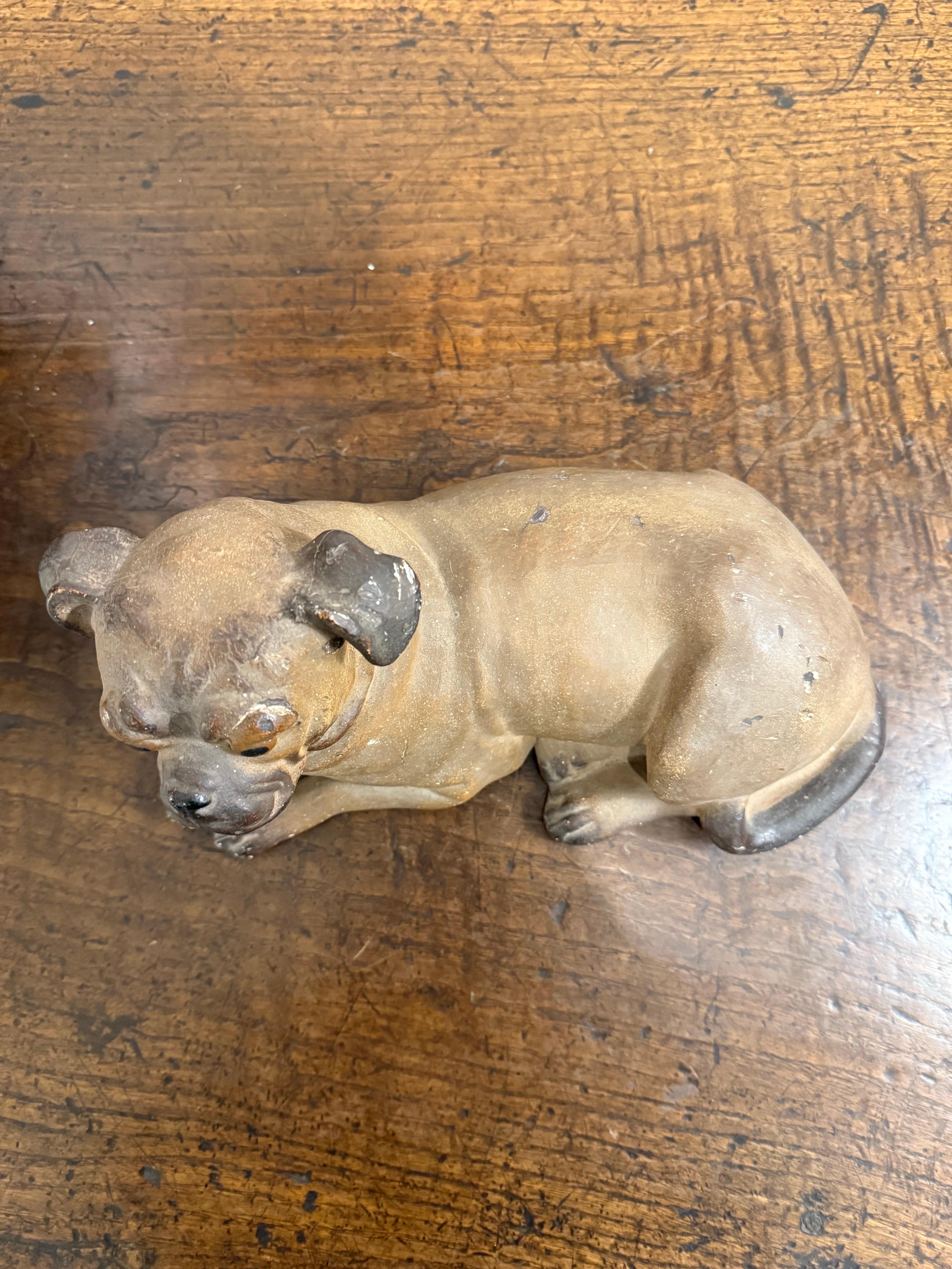 Carlino francese in terracotta, XIX secolo in vendita 4