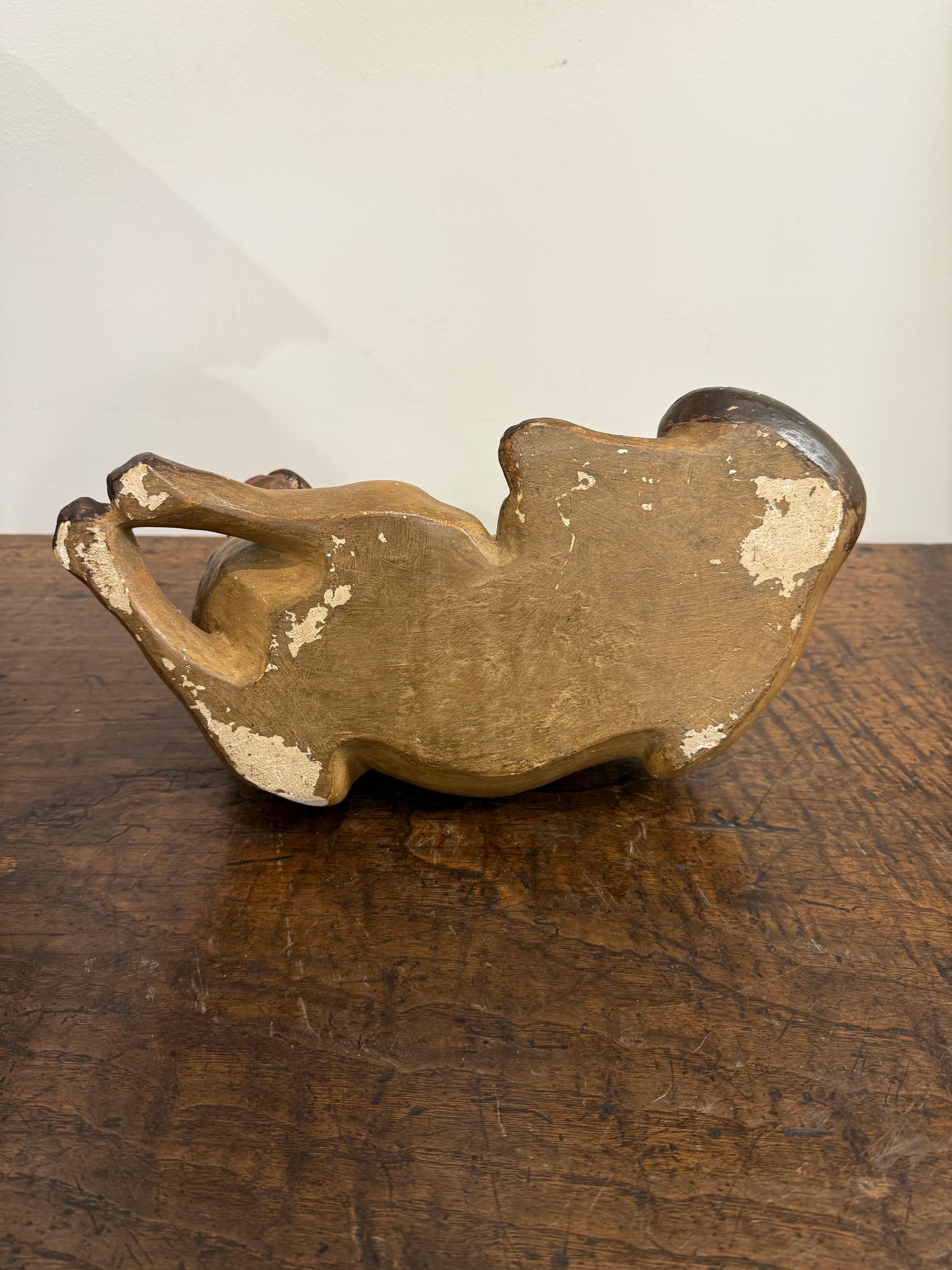 Carlino francese in terracotta, XIX secolo in vendita 5