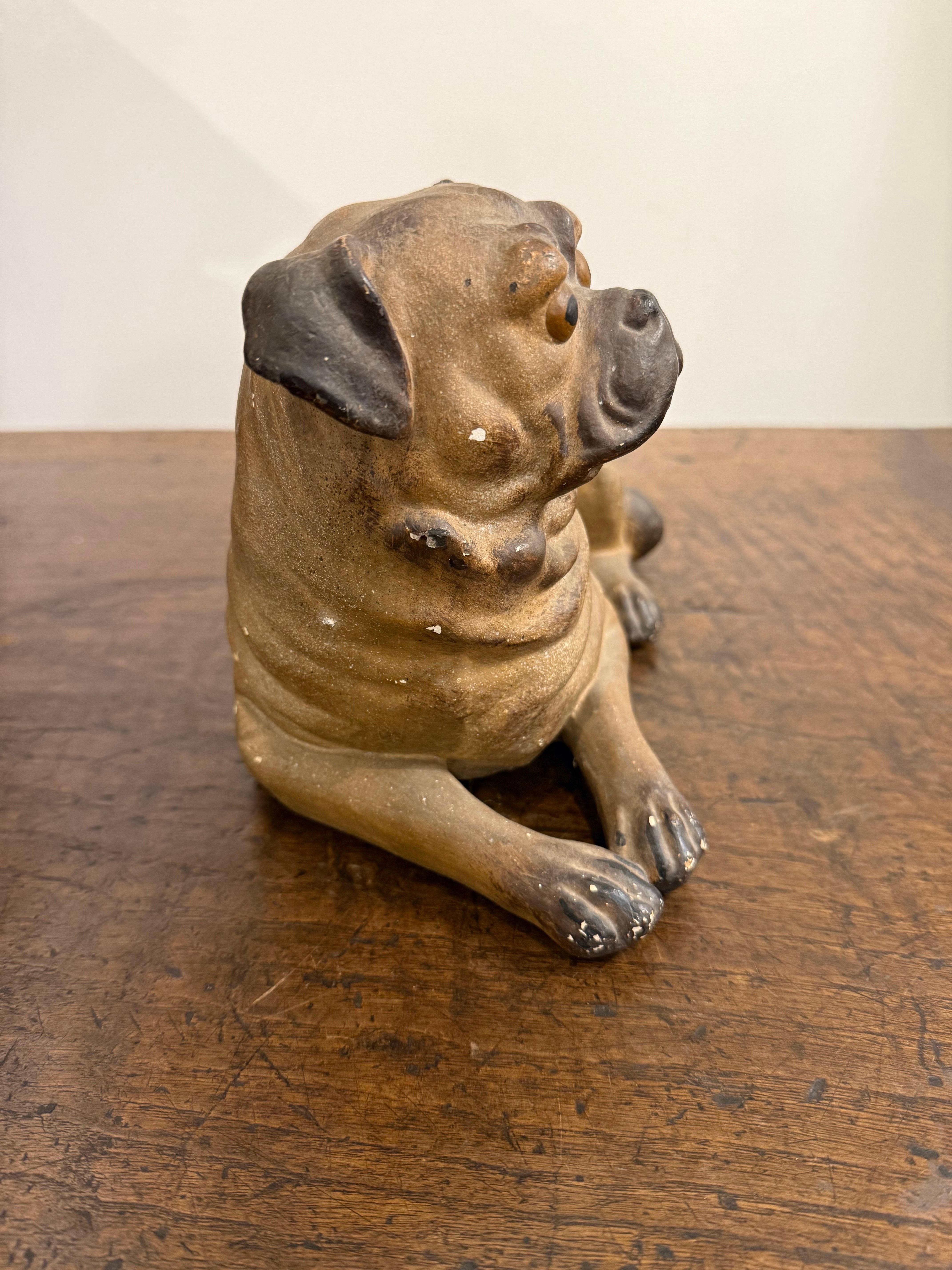 Francese Carlino francese in terracotta, XIX secolo in vendita