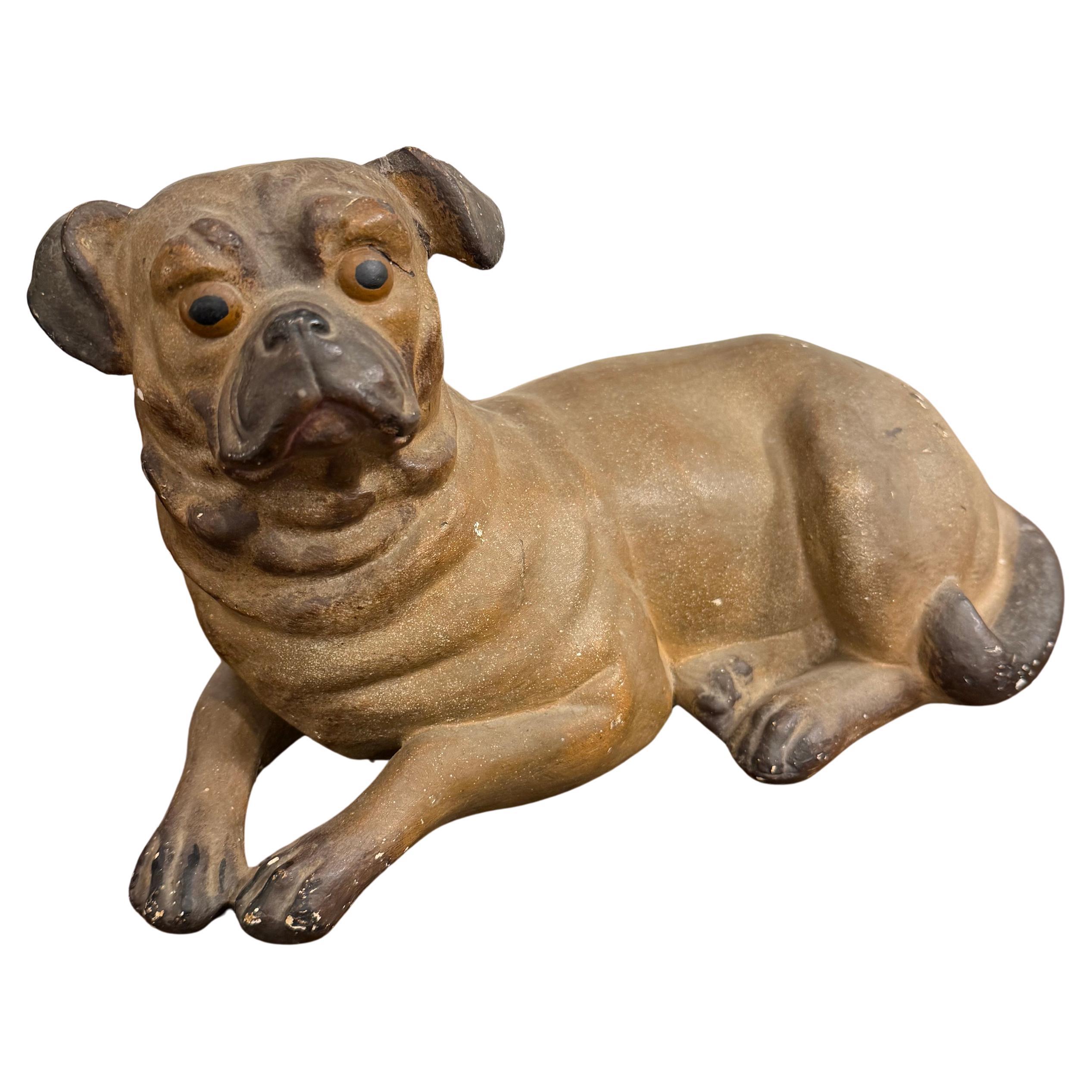 Ein französischer Terrakotta-Mops, 19.