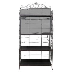 A French Wrought Iron Bakers Shop Stand