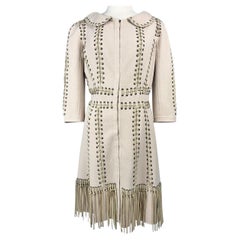 Un vestido de crepé lentisco de Louis Vuitton Couture - France Circ