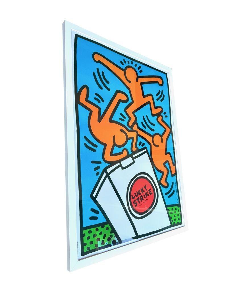 A full set of framed Keith Haring screen prints 