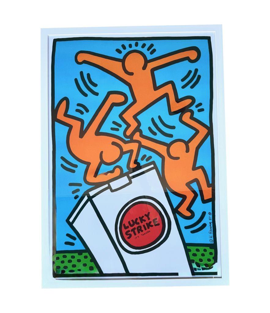 A full set of framed Keith Haring screen prints 