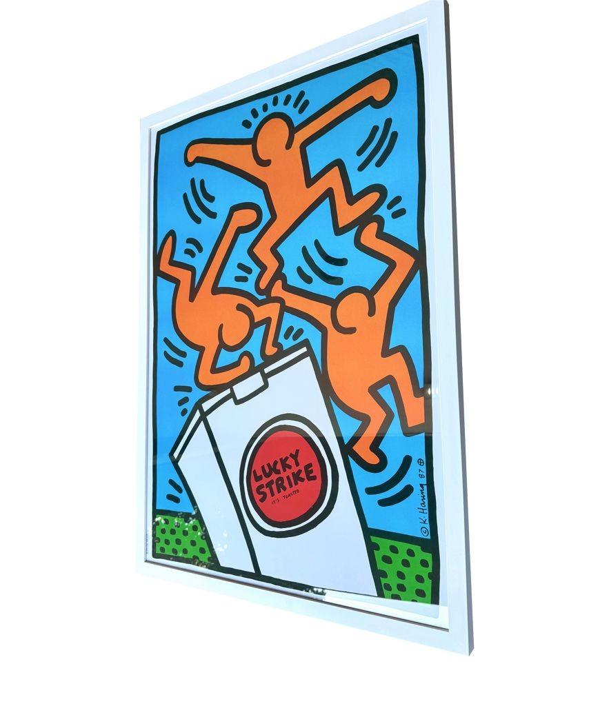 A full set of framed Keith Haring screen prints 