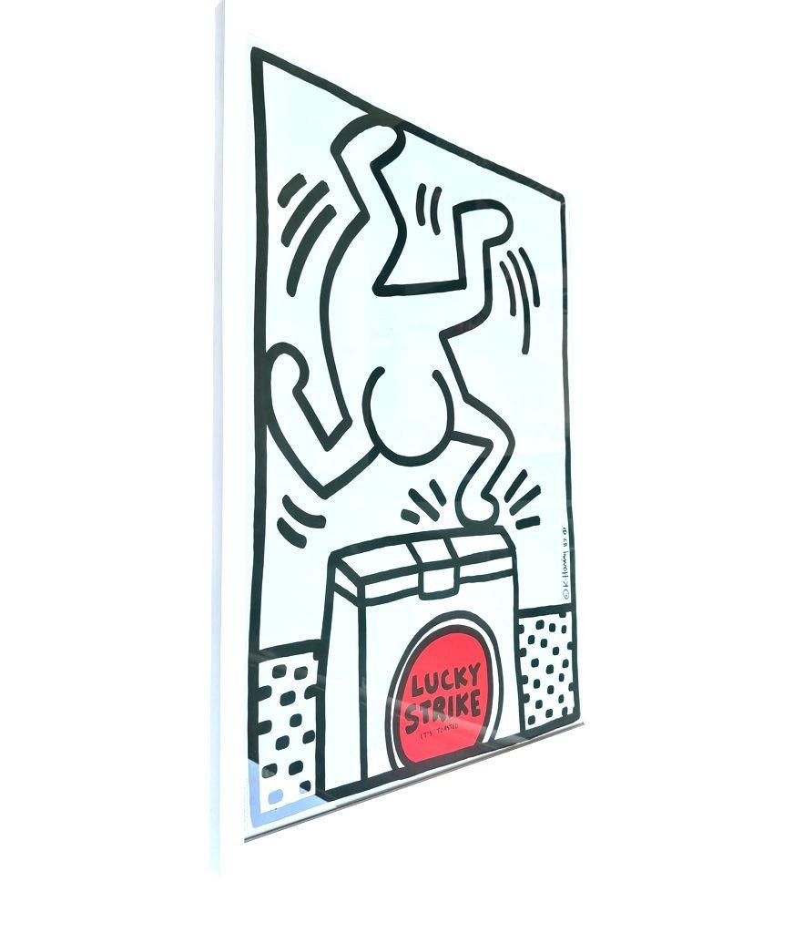 A full set of framed Keith Haring screen prints 