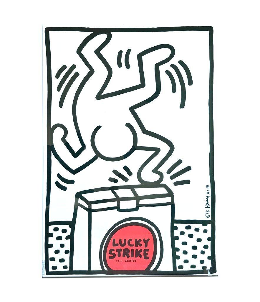 A full set of framed Keith Haring screen prints 