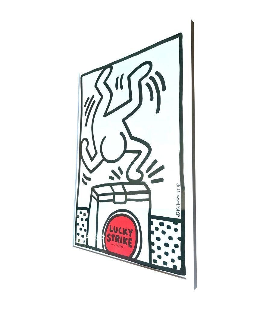 A full set of framed Keith Haring screen prints 