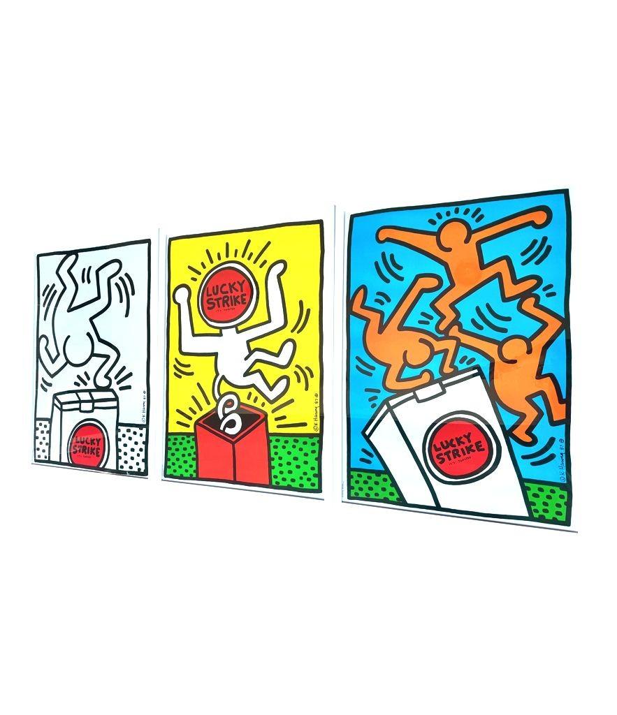Swiss A full set of framed Keith Haring screen prints 