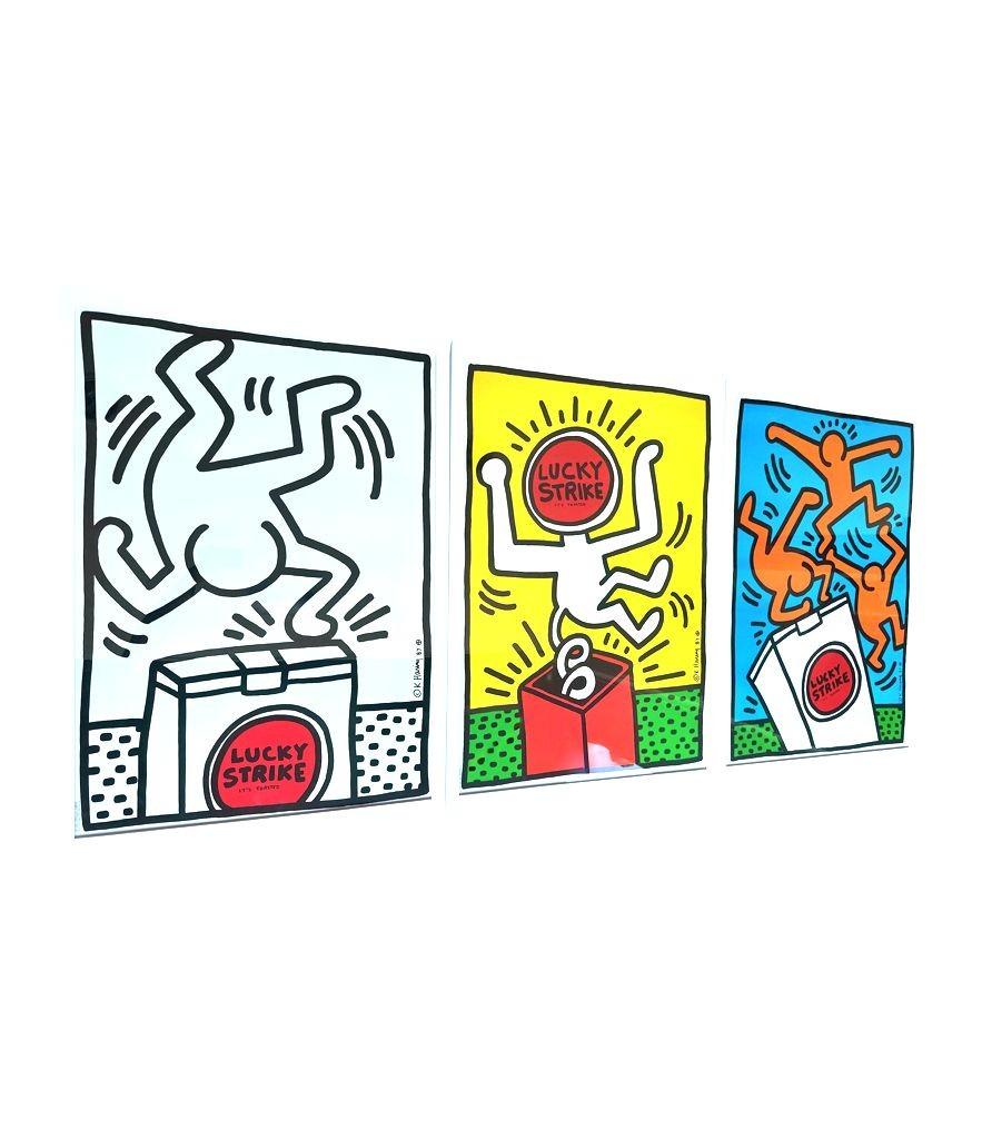 Late 20th Century A full set of framed Keith Haring screen prints 