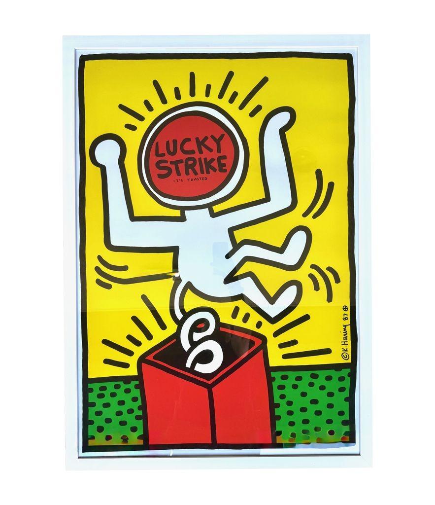 A full set of framed Keith Haring screen prints 