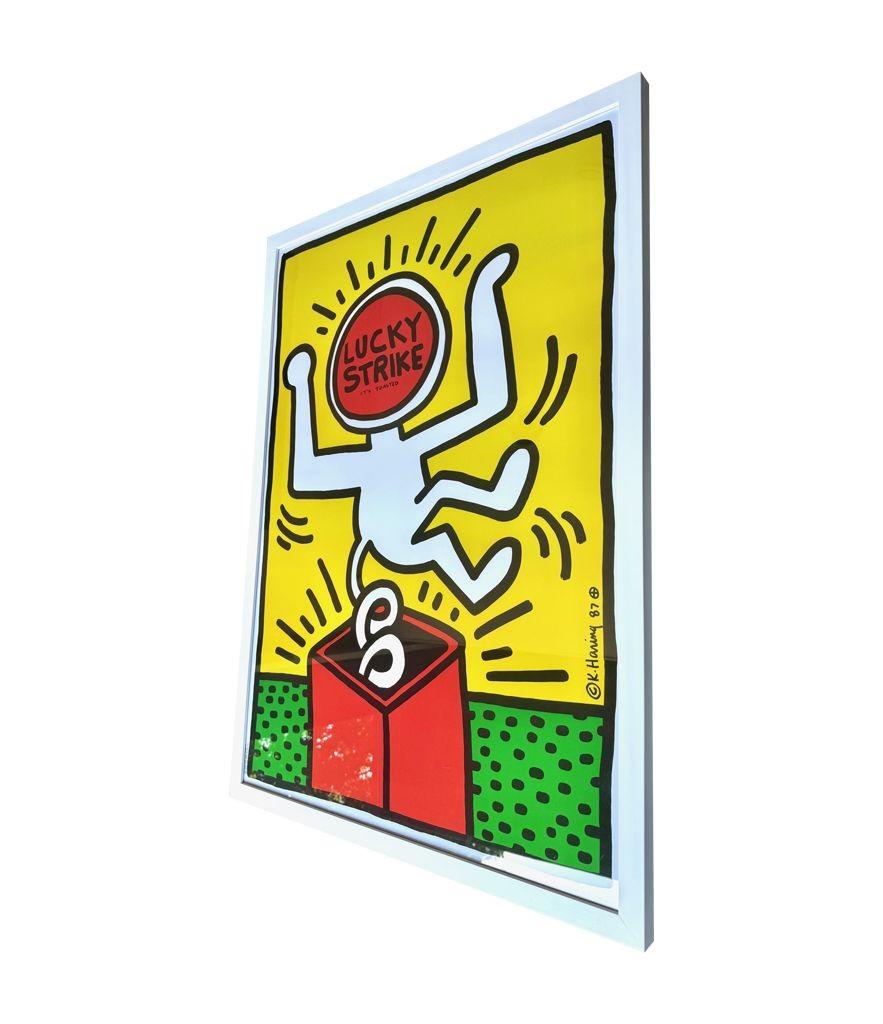 A full set of framed Keith Haring screen prints 