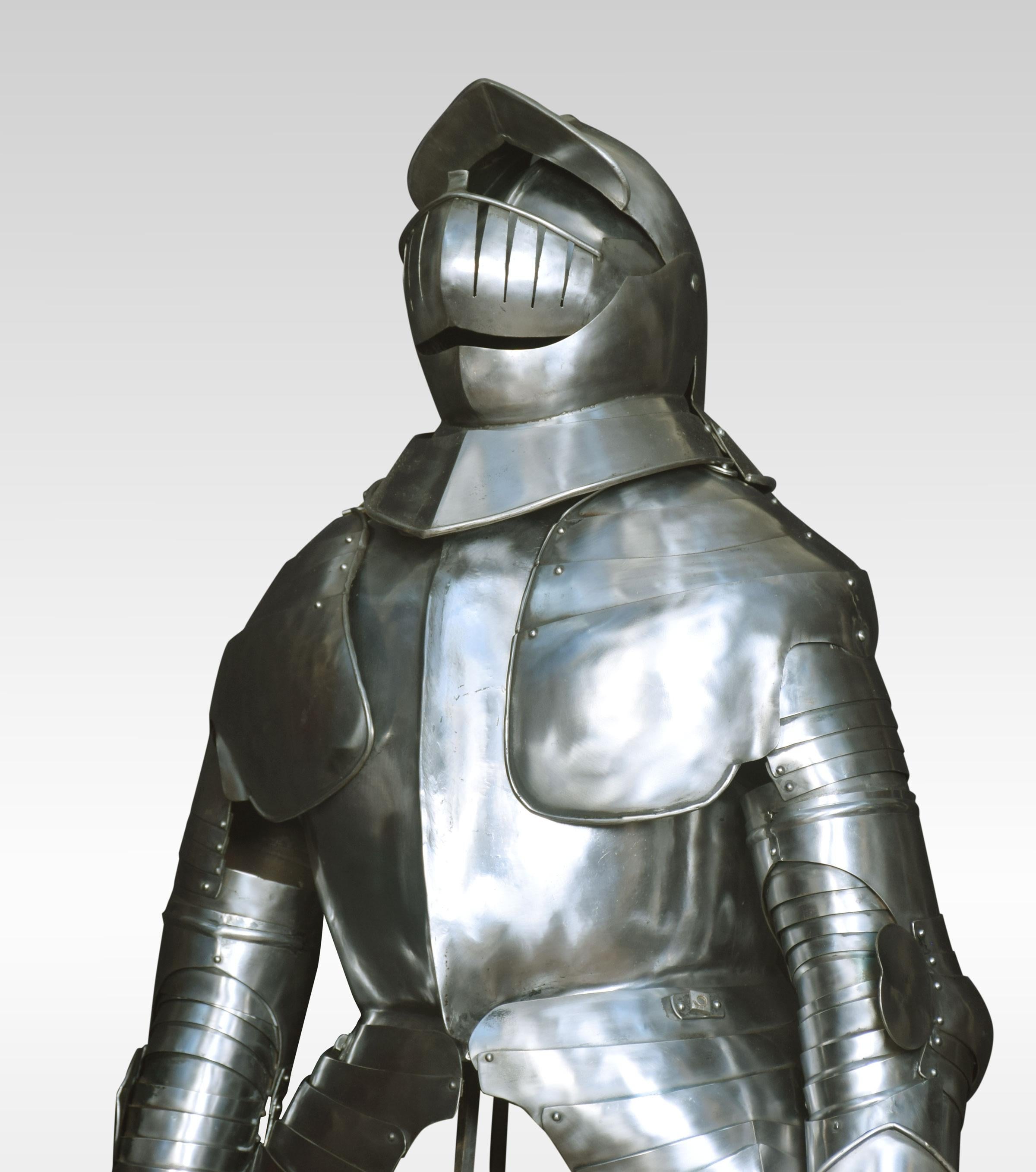 Full Suit of Cuirassier Armour in the 17th Century Style For Sale 1