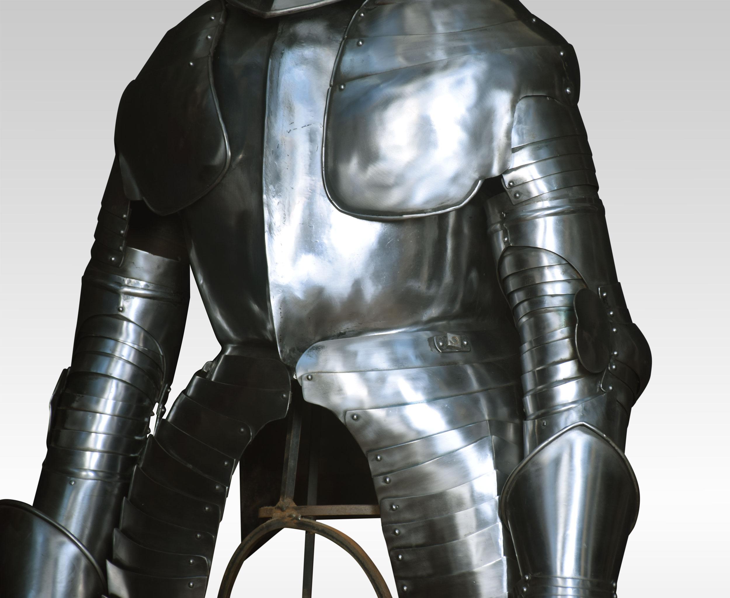 Full Suit of Cuirassier Armour in the 17th Century Style For Sale 4