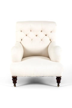 Un fauteuil victorien anglais « William Birch » entièrement restauré