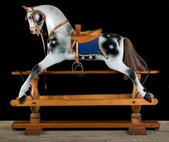 Fully Restored Victorian Rocking Horse
