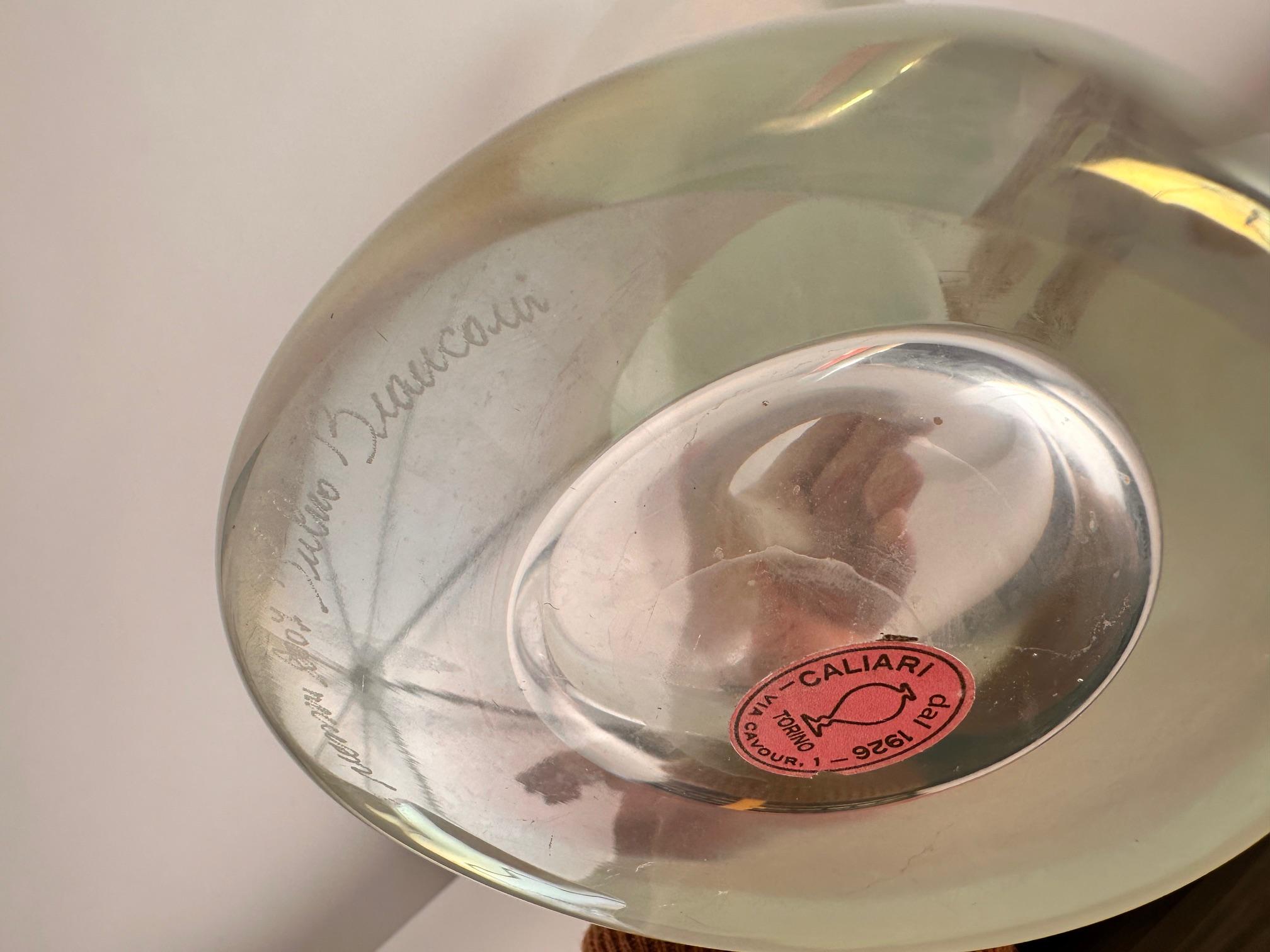 A Fulvio Bianconi Murano Glass Vase for Venini.. Signed For Sale 2