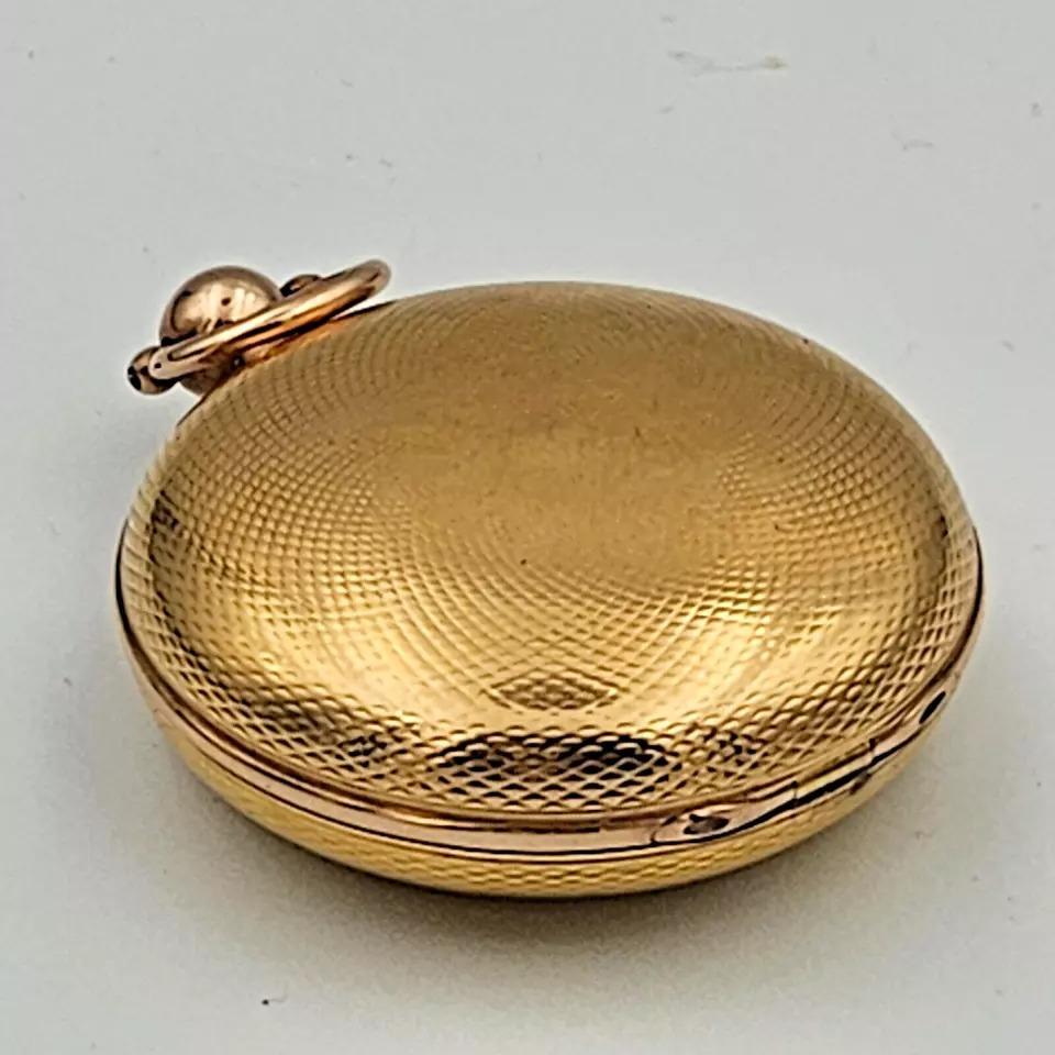 Antique 18k Gold Verge Fusee Full Hunter Pocket Watch – London 1807 For Sale 10