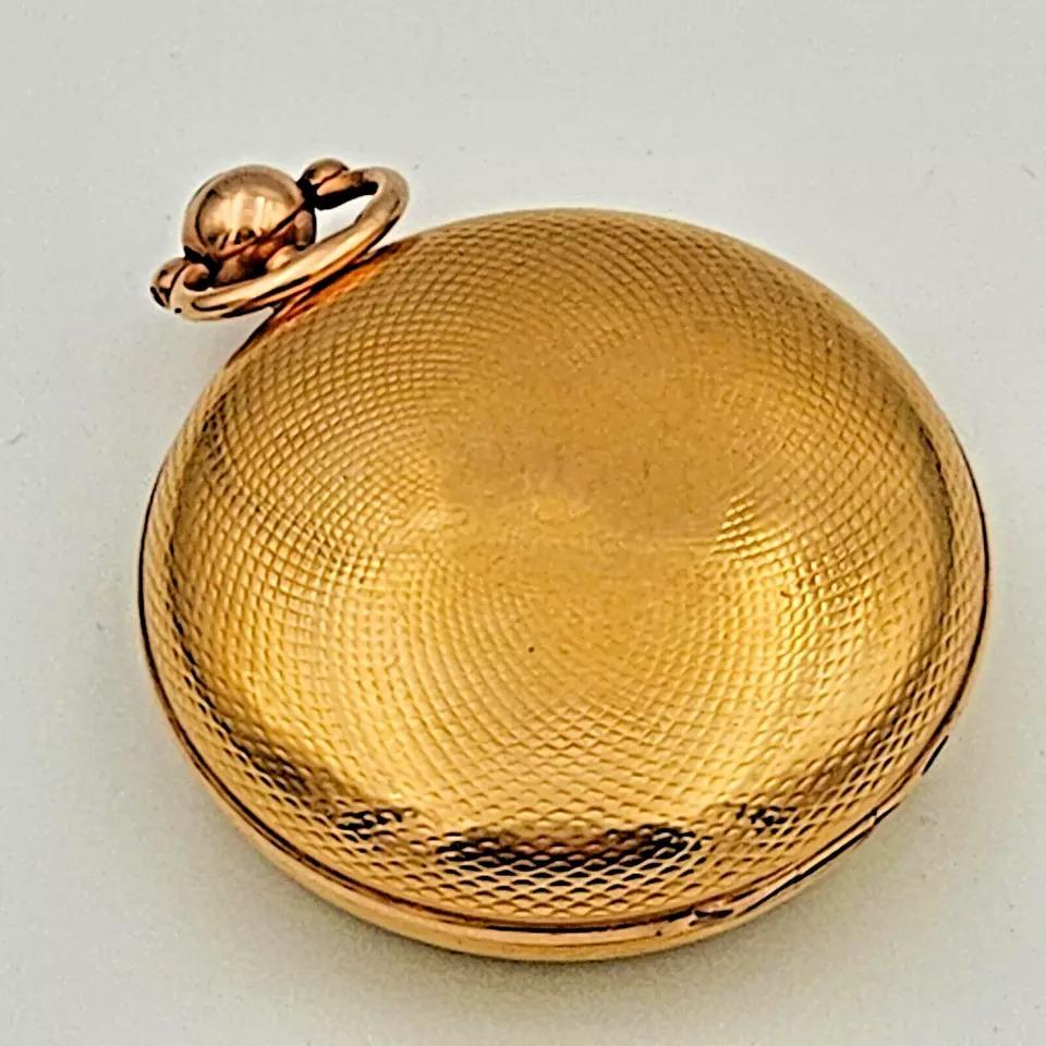 Antique 18k Gold Verge Fusee Full Hunter Pocket Watch – London 1807 For Sale 11