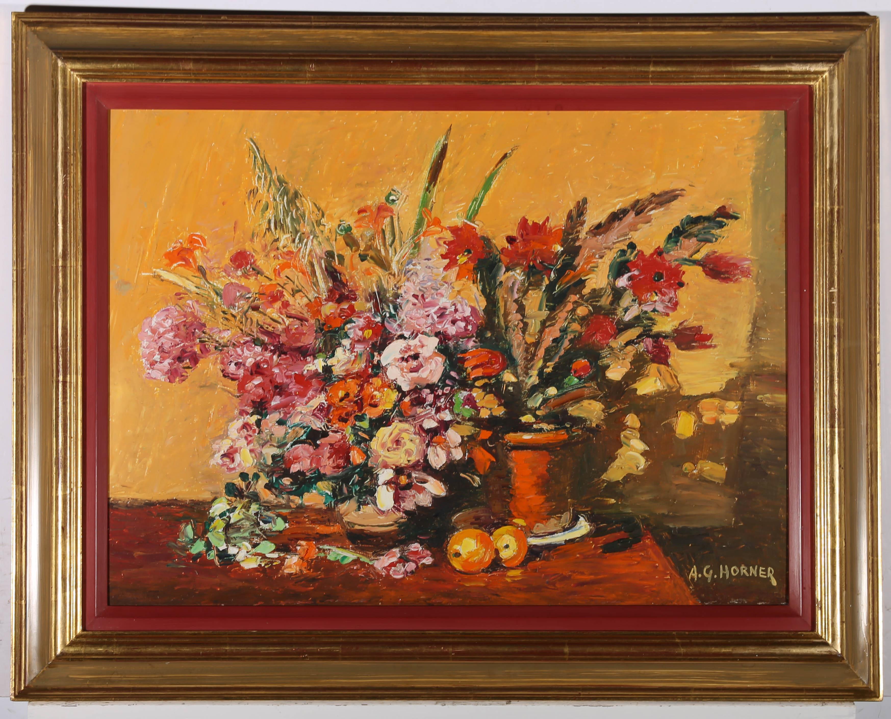 A. G. Horner - Mid 20th Century Oil, Floral Glory For Sale 2