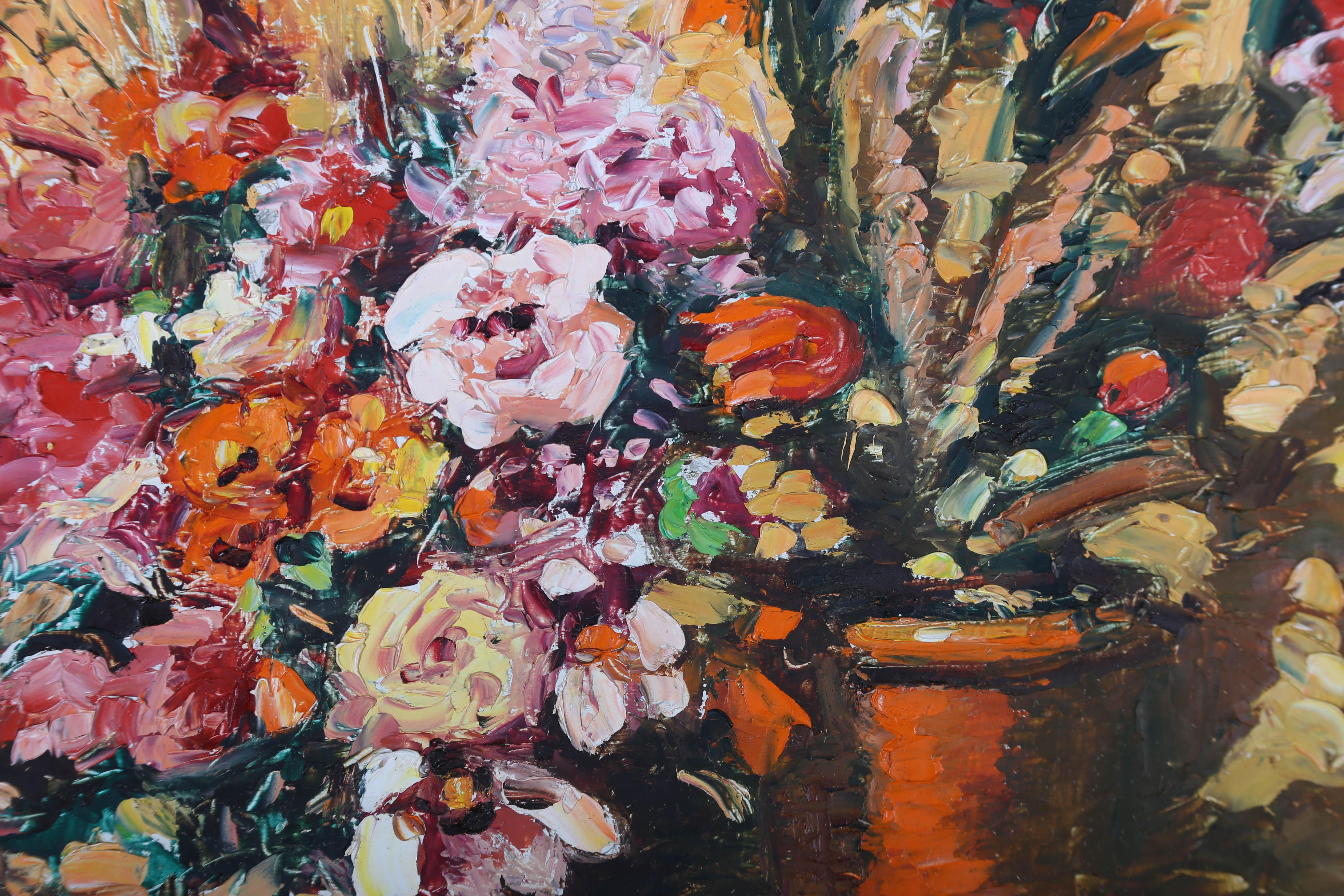 A. G. Horner - Mid 20th Century Oil, Floral Glory For Sale 4