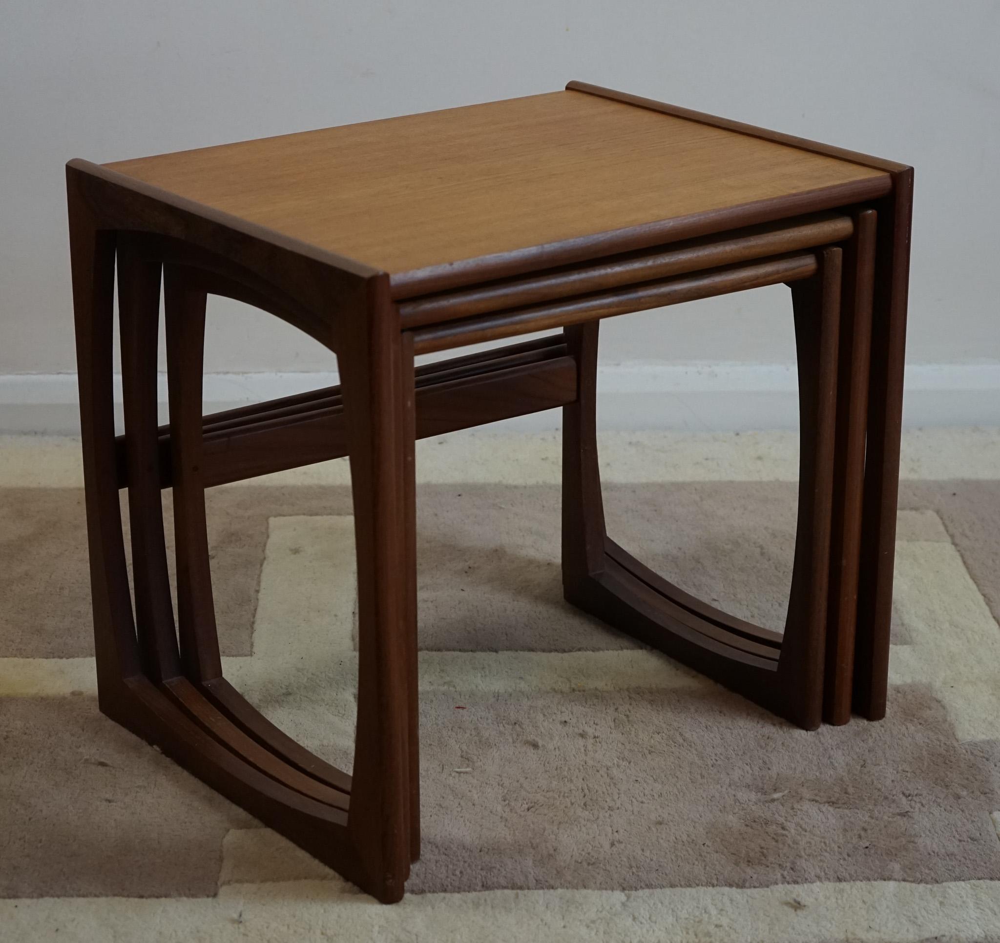 G Plan Teak Nest of Three Occasional Tables For Sale 2
