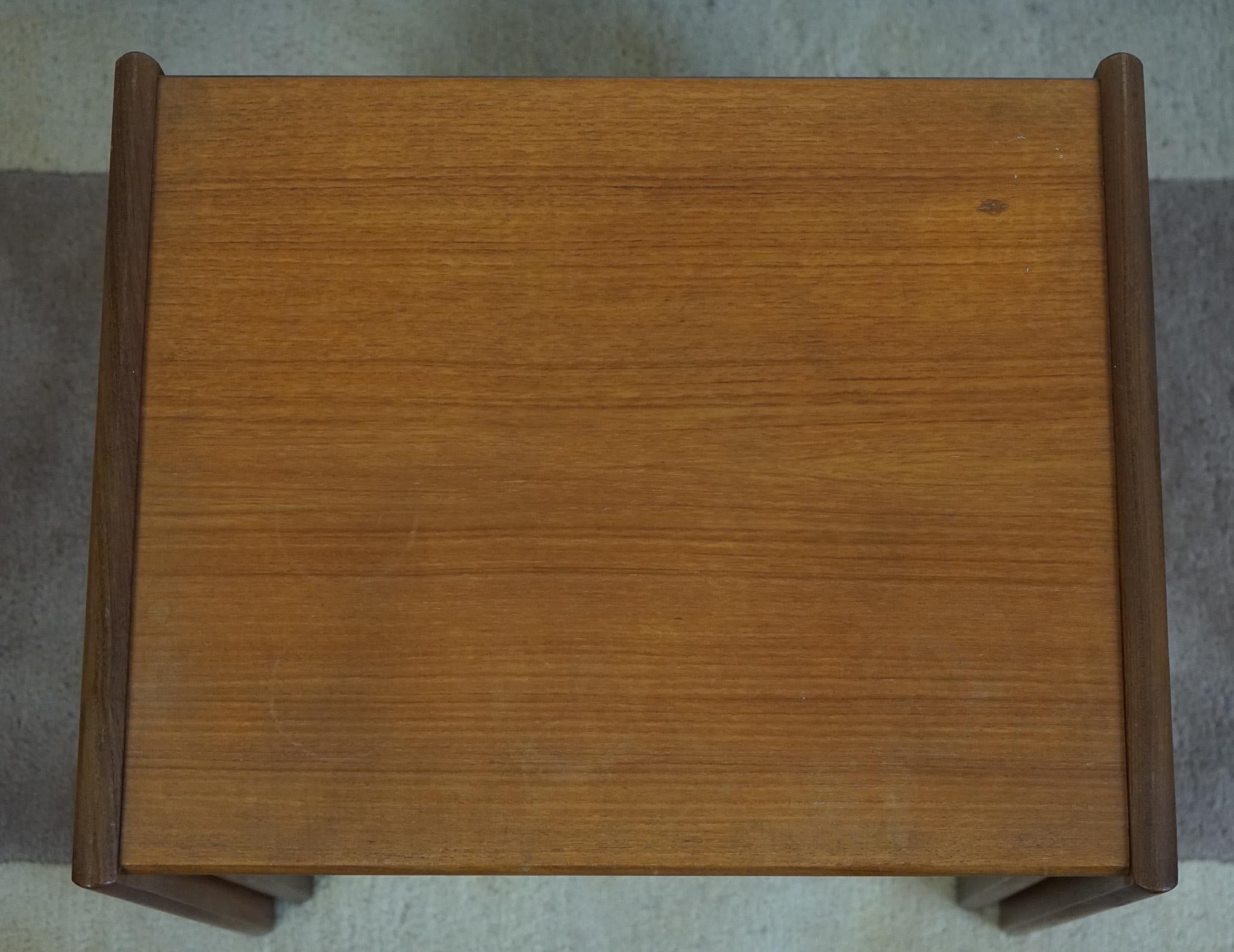 G Plan Teak Nest of Three Occasional Tables For Sale 1