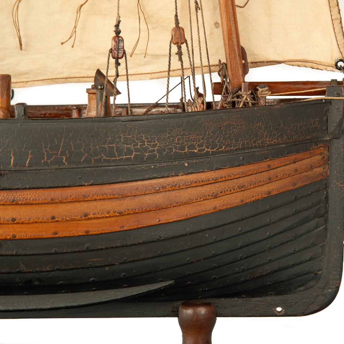Un lugre Hastings con aparejo de foque hacia 1880 en venta 4