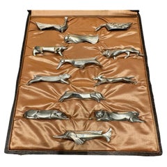 À Gallia Christople Art Deco Knife Rest Set.