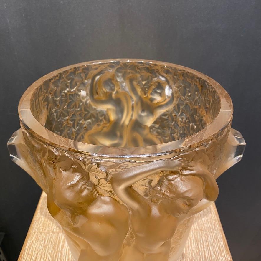 Crystal A Ganymede Champagne Bucket by Maison Lalique  For Sale